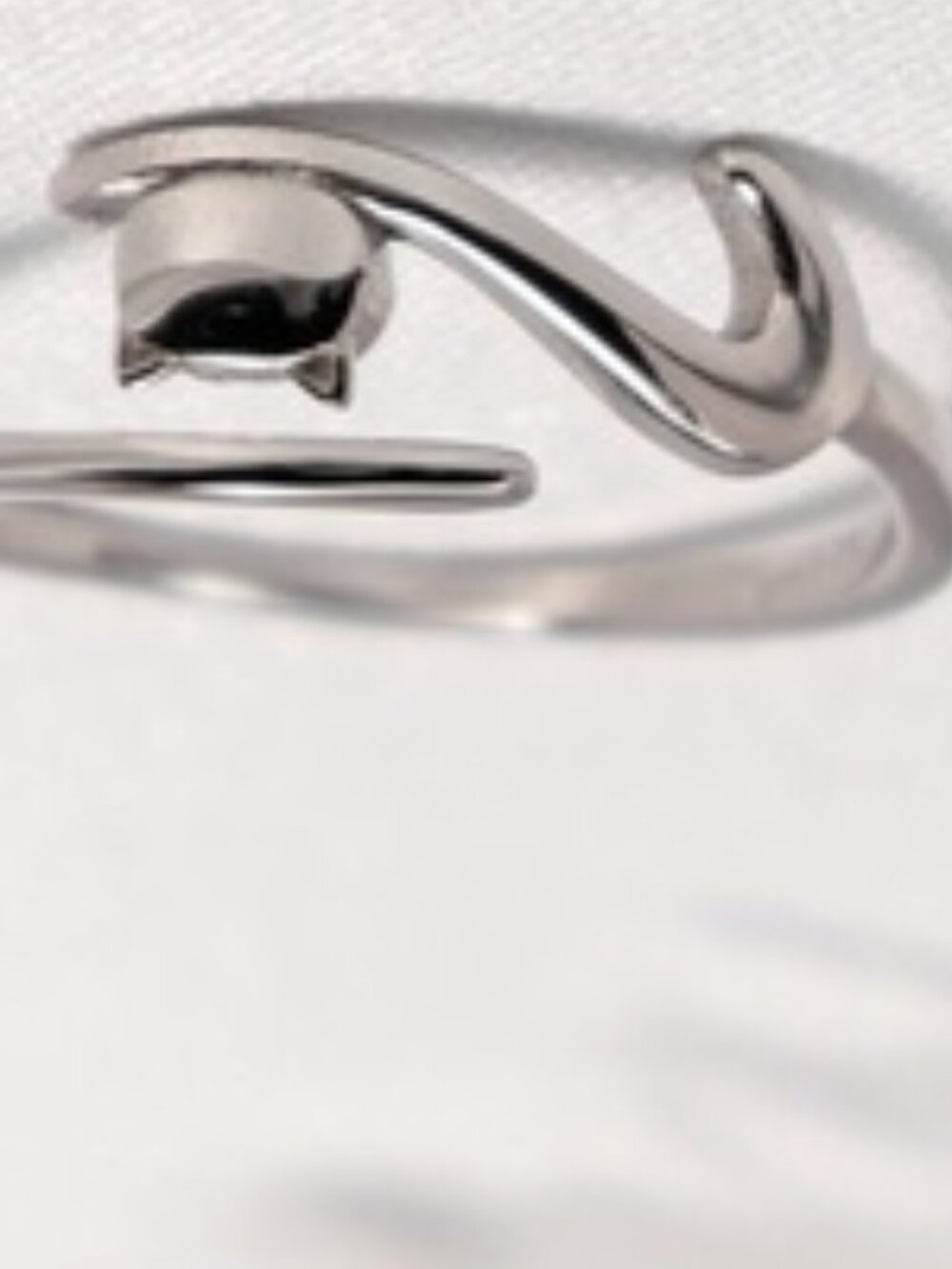 925 Silver Cat Ring, Silver Kitty Ring,High Quality Adjustable Cat Ring